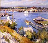 Willard Leroy Metcalf Gloucester Harbor painting
